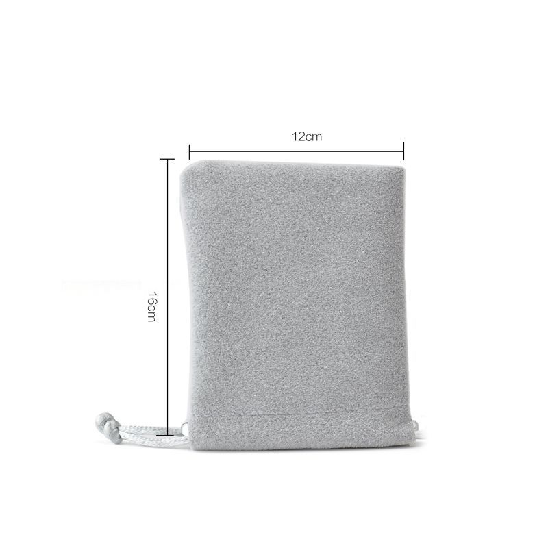 Wholesale custom printed storage velvet drawstring pouch 