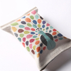 High-end different patterns customized durable linen tissue box with private label