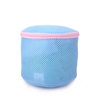 Round mesh washing bags folding mesh laundry bag with zipping for clothes