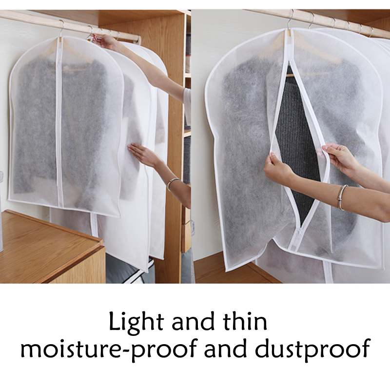 Dust And Moisture Proof Non-woven Garment Cover And Storage Bag for Household Clothes