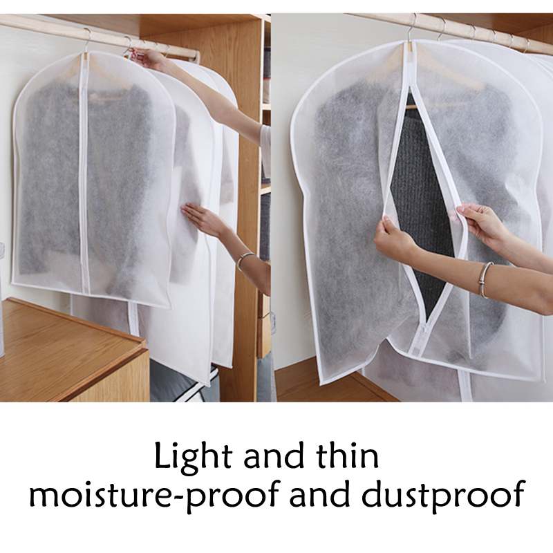 Dust And Moisture Proof Non-woven Garment Cover And Storage Bag for Household Clothes