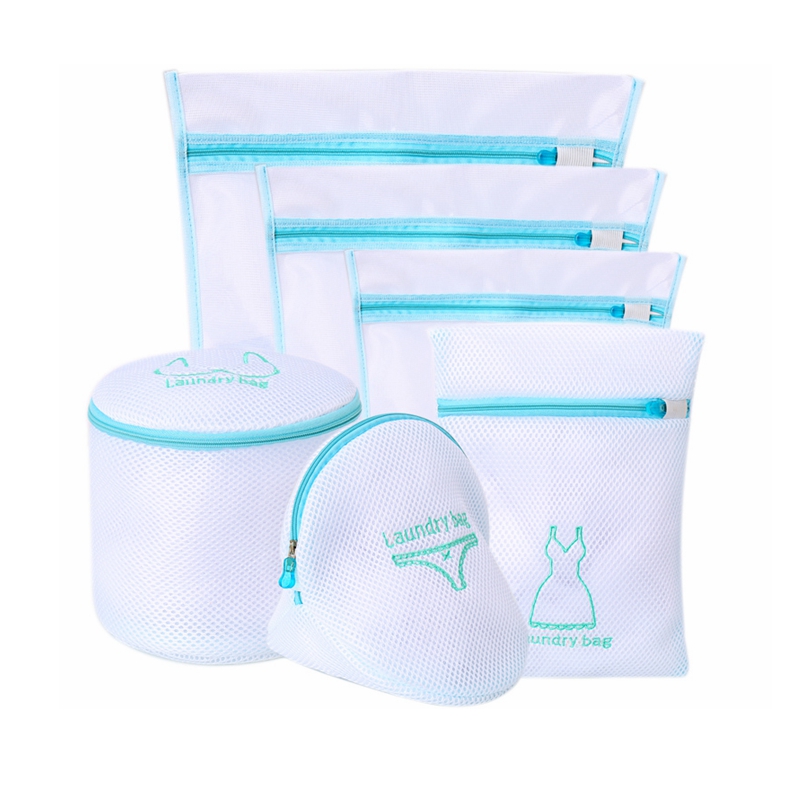 Polyester nylon washing bag net bra socks underwear large and medium washing mesh laundry bag