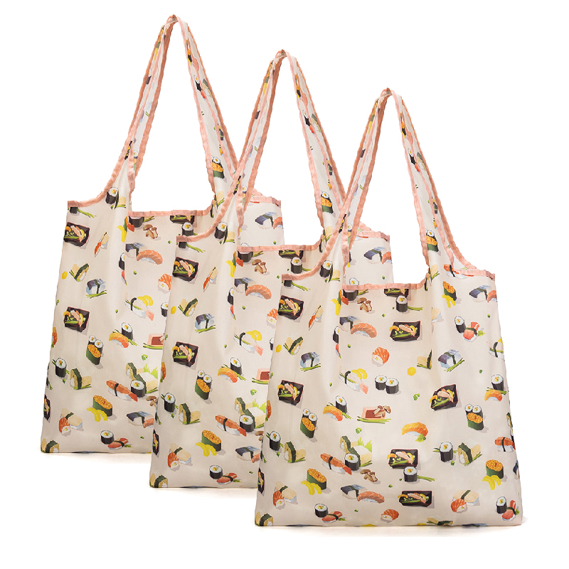 Promotional waterproof folding oxford shopping tote bag