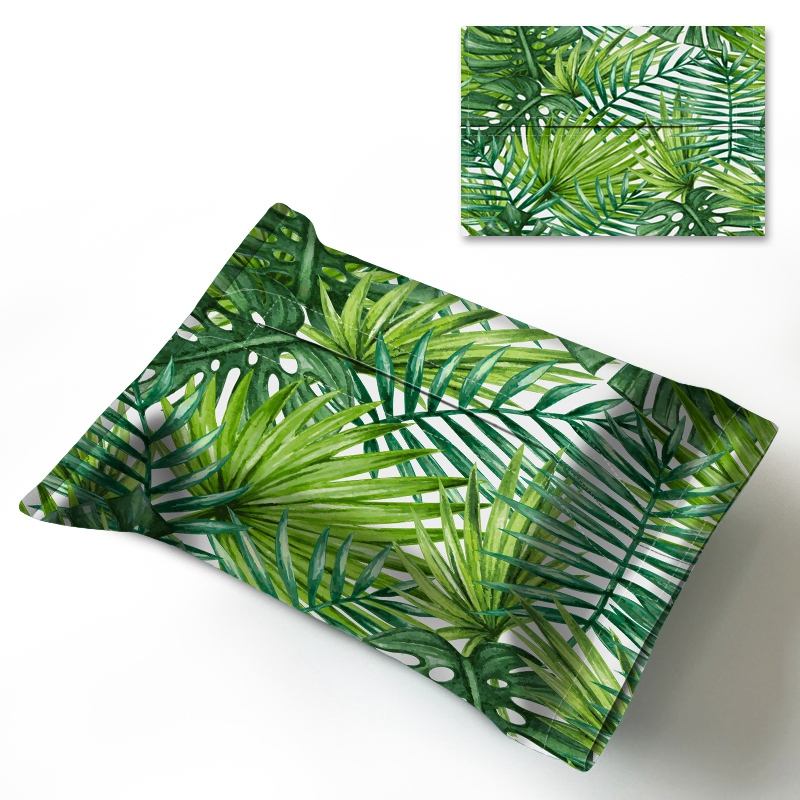 Amazon best selling new design fashional durable linen tissue box wholesale 