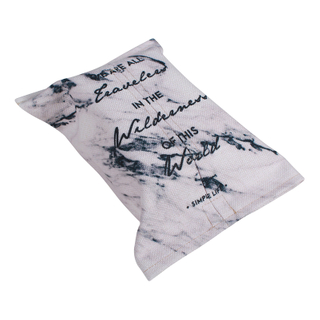 Custom creative wholesale cotton printed fabric linen tissue paper box with good price