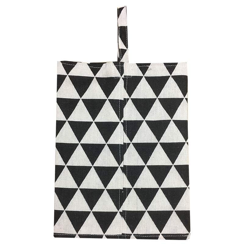 Hot selling eco-friendly cute durable dustproof linen tissue box for car