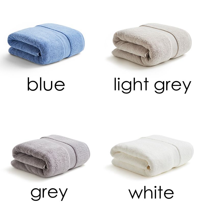 Five star hotel big bath towel pure cotton lady soft increase thicken couple baby male household towel