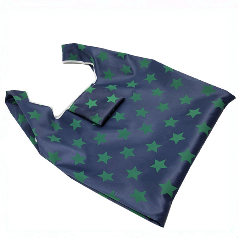 Customized environmentally friendly Oxford cloth portable storage tote bag folding shopping bag