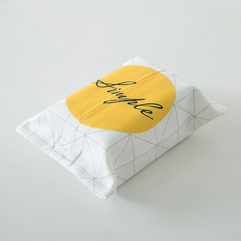 Good price best selling dustproof different patterns linen tissue box wholesale