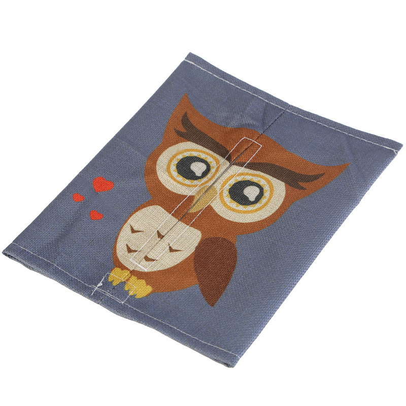 Reasonable price high quality durable and eco-friendly linen tissue box for sale 