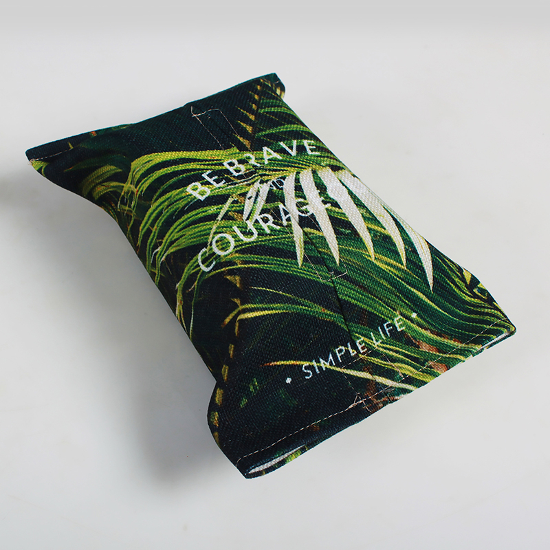 Custom creative wholesale cotton printed fabric linen tissue paper box with good price