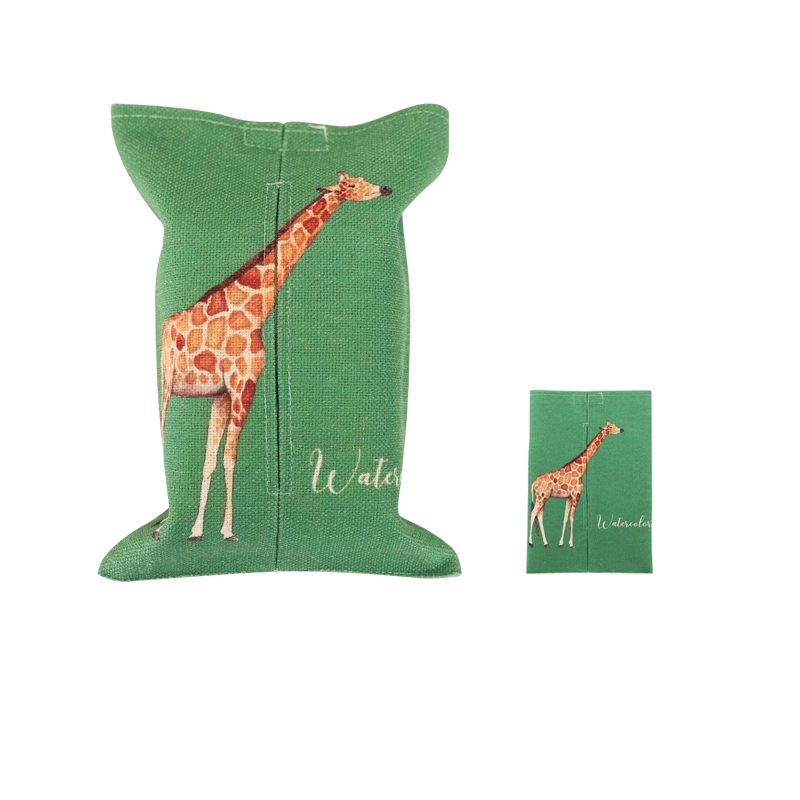 Top grade wholesale new different patterns durable linen tissue box with various uses