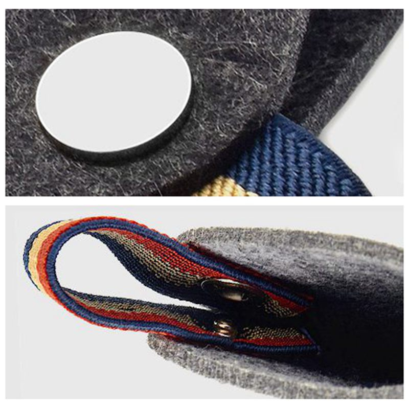 Portable Fashion Felt Glasses Bag Large Sunglasses Sunglasses Simple Glasses Storage Box