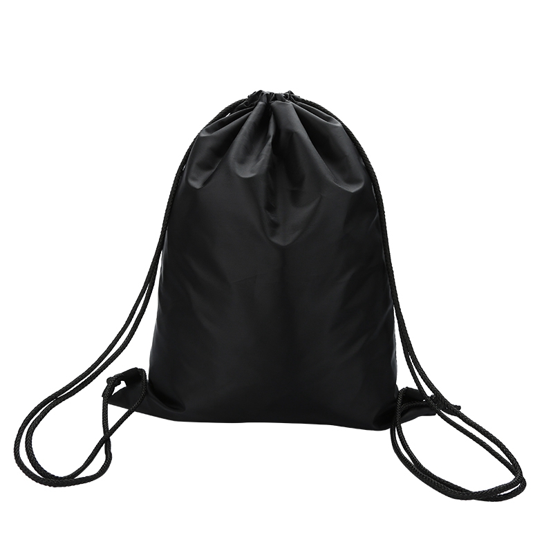 Custom logo sports waterproof drawstring polyester backpack bag