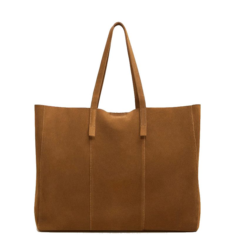 Spring/Summer 2019 women's wear large capacity leather shopping handbag casual single-shoulder bag