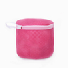 Round mesh washing bags folding mesh laundry bag with zipping for clothes