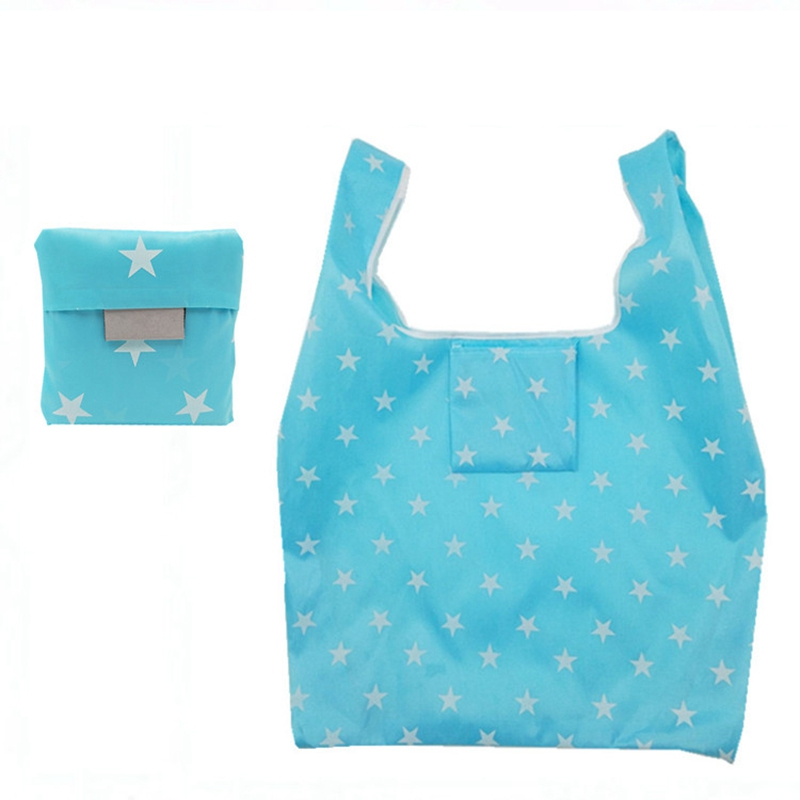 Customized environmentally friendly Oxford cloth portable storage tote bag folding shopping bag