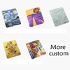 Custom Oil Painting Printed Microfiber Cleaning Cloth