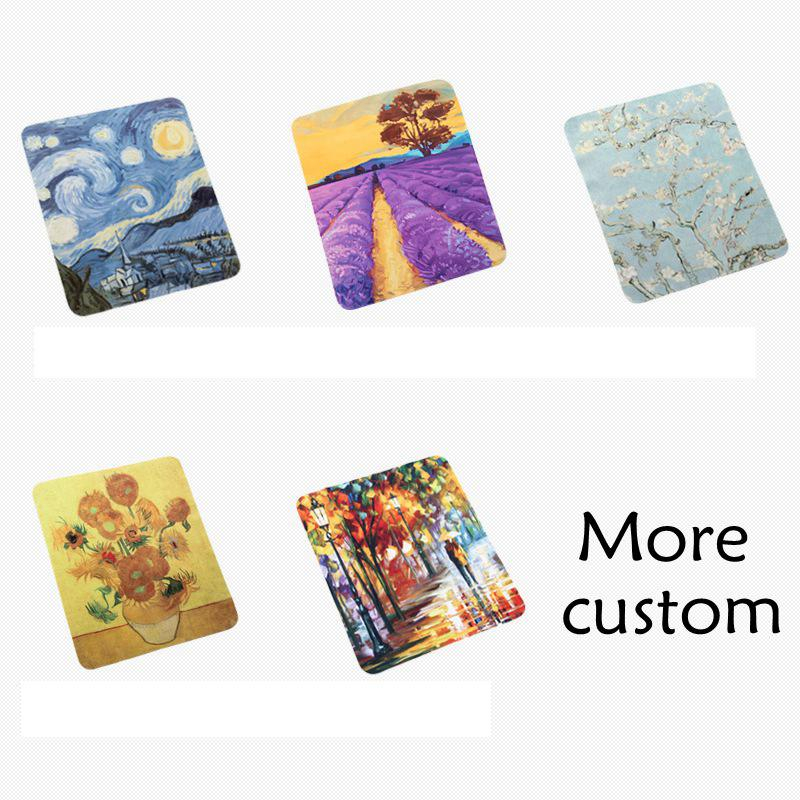 Custom Oil Painting Printed Microfiber Cleaning Cloth