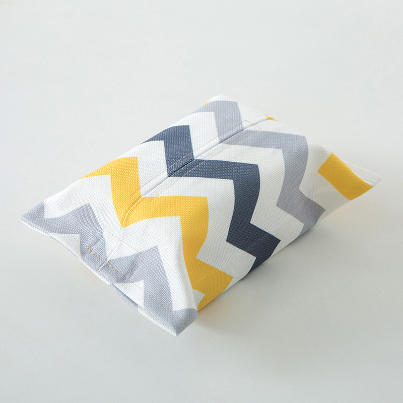 Good price best selling dustproof different patterns linen tissue box wholesale
