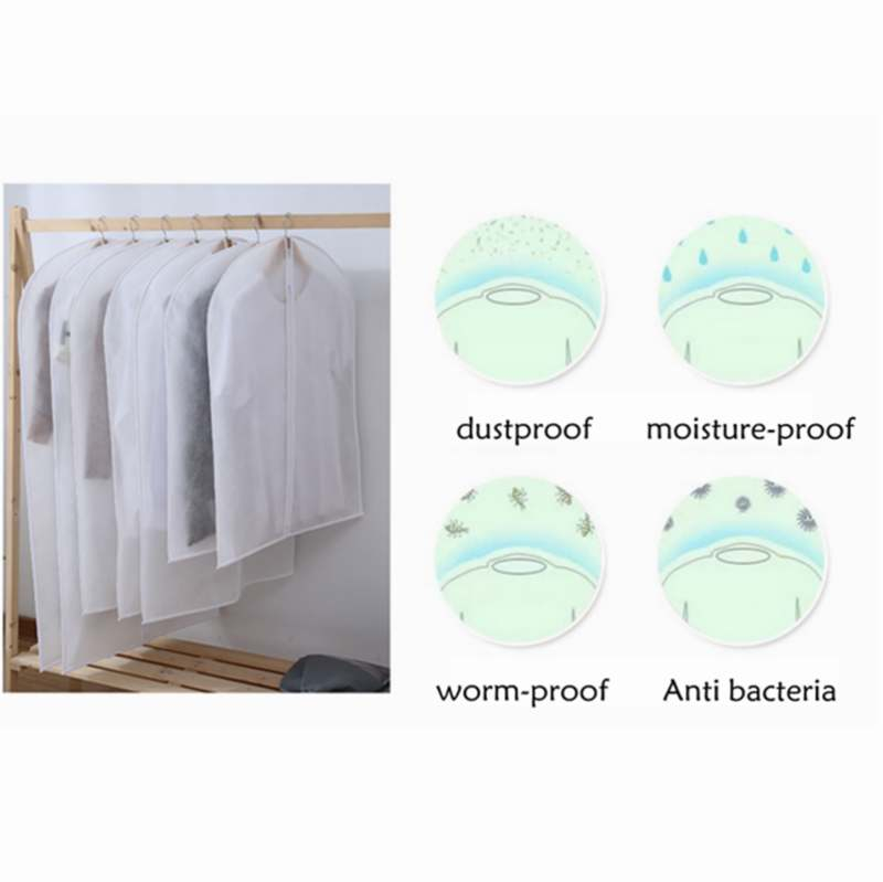 Dust And Moisture Proof Non-woven Garment Cover And Storage Bag for Household Clothes