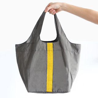 Fashion large capacity portable folding supermarket shopping bags waterproof nylon shopping bag