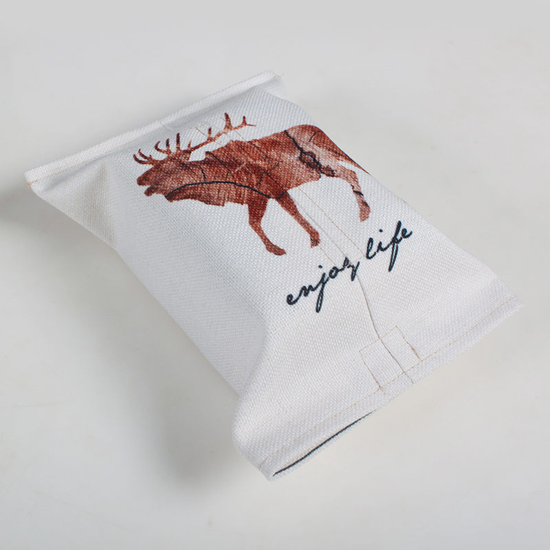 Custom creative wholesale cotton printed fabric linen tissue paper box with good price