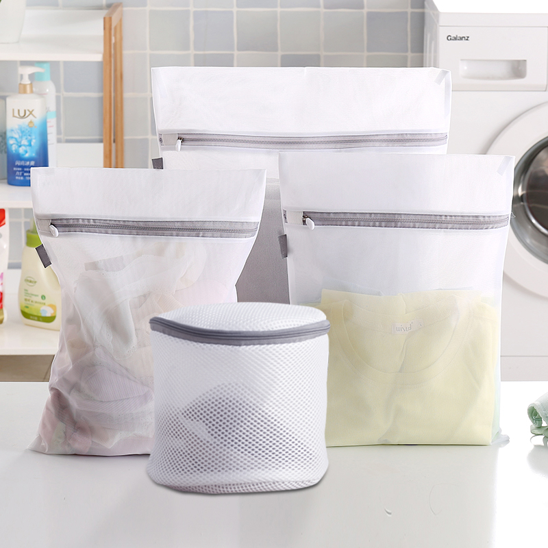 Custom colorful mesh laundry bags laundry bra for underwear socks with zipper