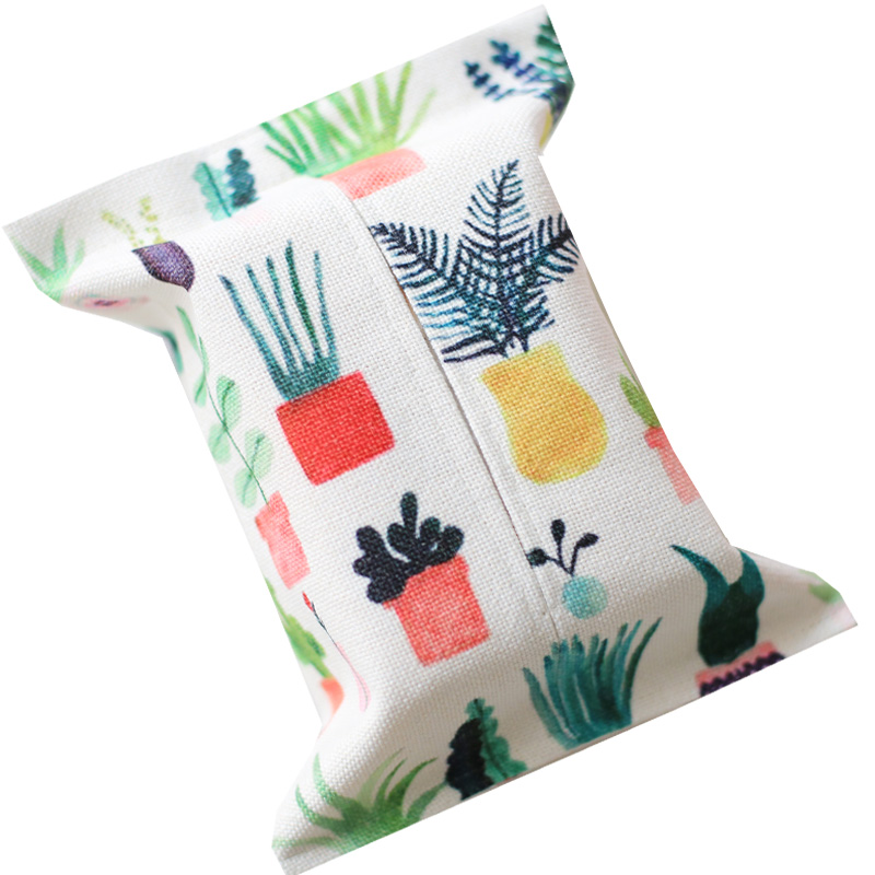 Wholesale luxury fancy durable linen tissue paper box for hotel home decoration