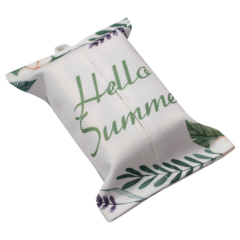 Wholesale top grade new product waterproof linen tissue box with multipurpose