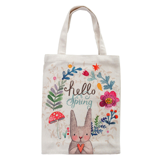 Japanese And Korean Literature And Art Environmentally Friendly Storage Linen Bag