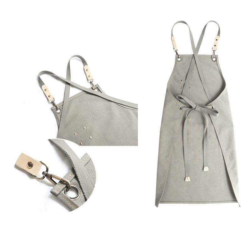 Multi-functional Fashion Barber Florist Uniform Coffee Shop Apron Custom LOGO