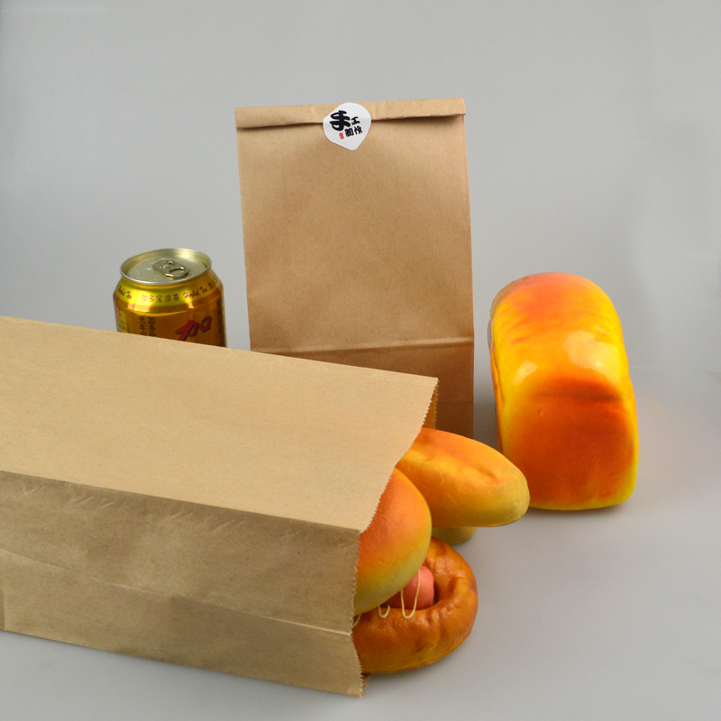 Wholesale Kraft Packing Bags Oil Fouling Paper Bag Costom