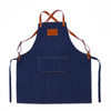 Custom logo fashion restaurant cafe baking overalls adult denim apron