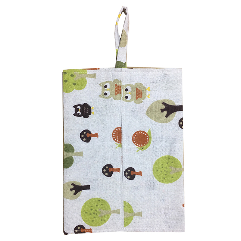 Factory price wholesale home used durable linen cotton tissue box for sale