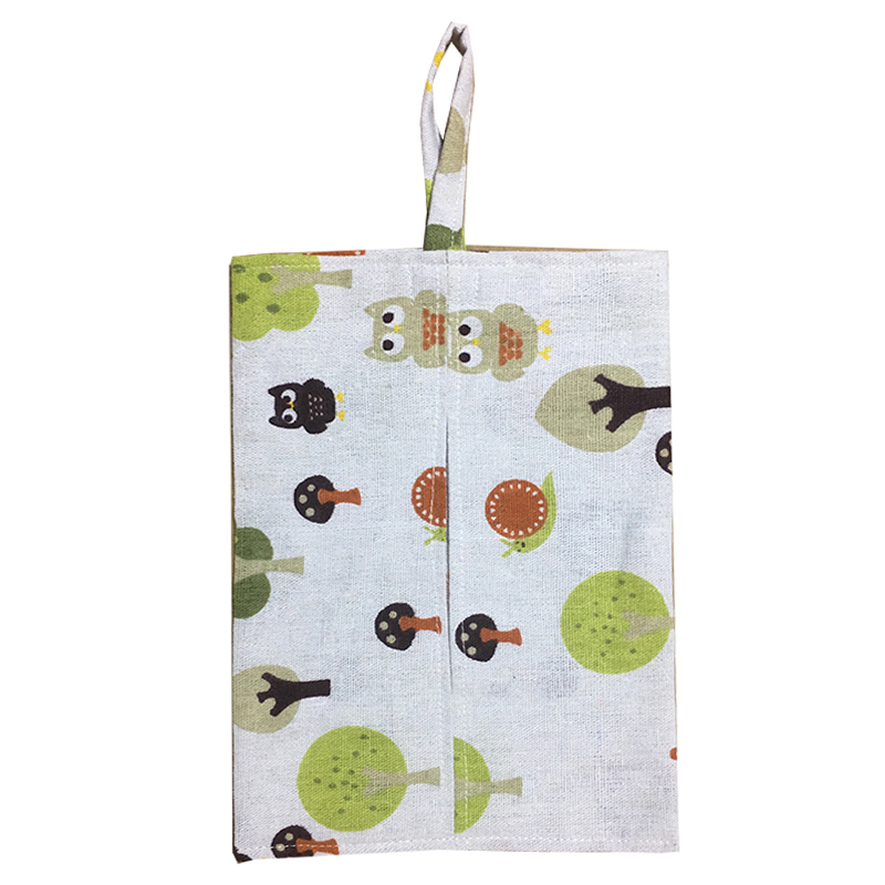 Factory price wholesale home used durable linen cotton tissue box for sale